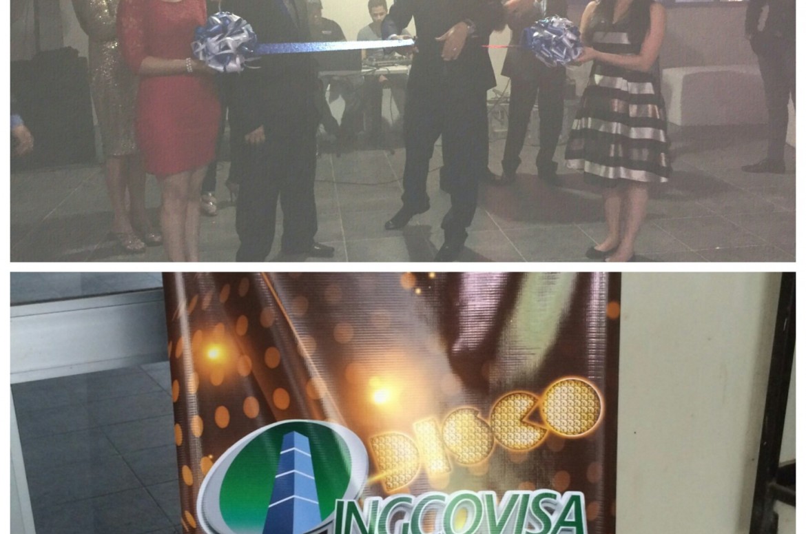 Inauguración de INGCOVISA DISCO en la Fiesta Navideña 2015 del Club Recreativo de Moca.