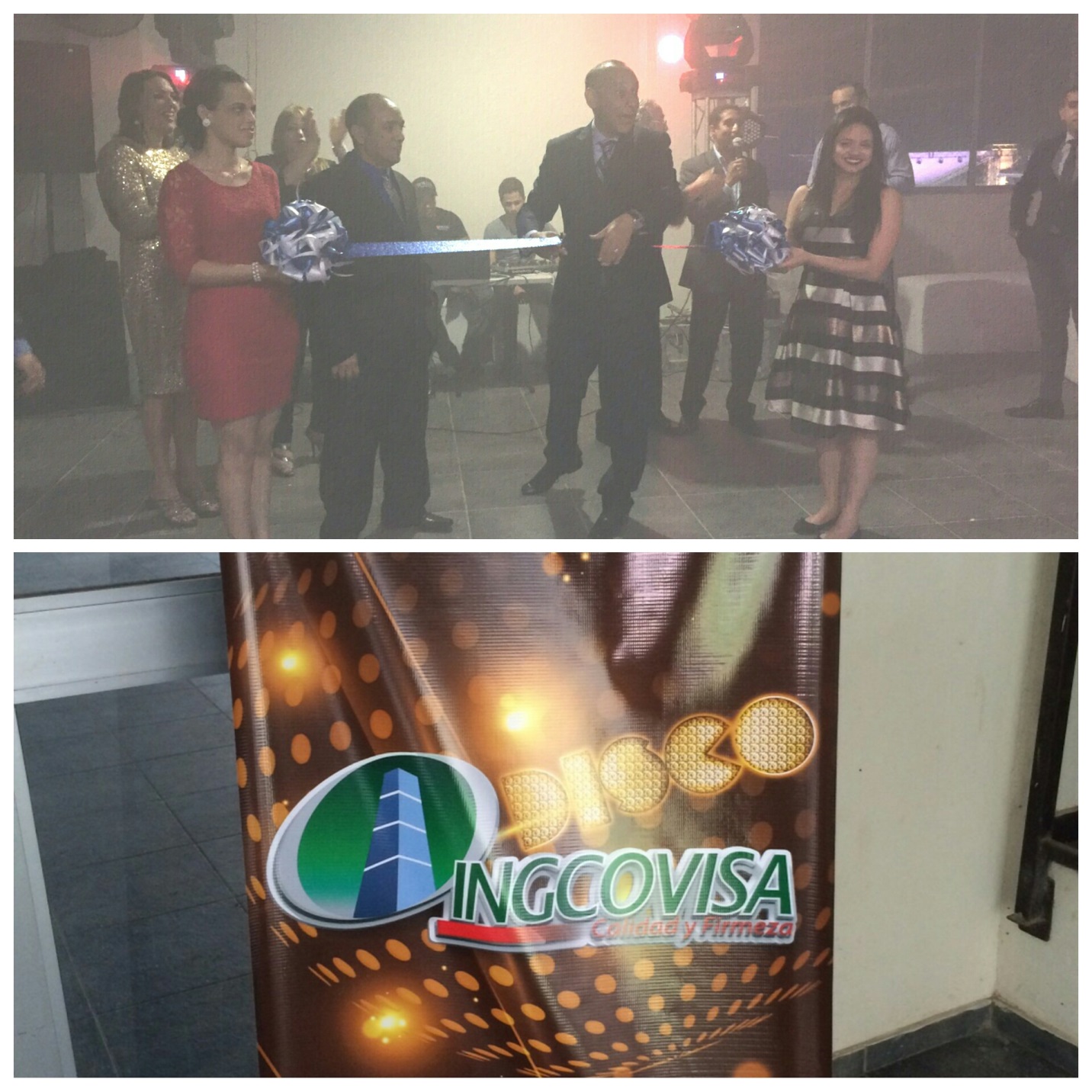 Inauguración de INGCOVISA DISCO en la Fiesta Navideña 2015 del Club Recreativo de Moca.